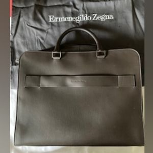 Ermenegildo Zegna,  business bag, brown
